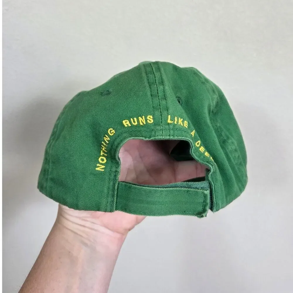 John Deere Embroidered Green & Yellow Hat Small/Medium
